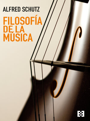 cover image of Filosofía de la música